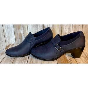 Easy Street Comfort Wave Women's Blue Slip-on Heels Size 9M‎